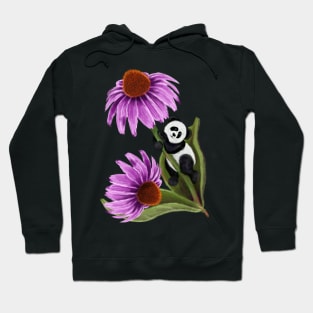 Tiny Panda Climbing Flower Hoodie